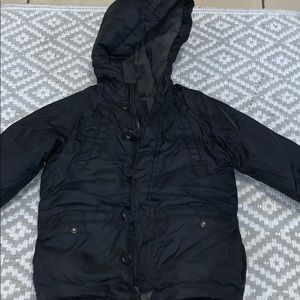 Black puffer jacket